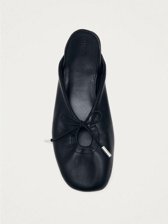 ALOHAS Shoes - NWT Alohas OLI BLACK LEATHER BALLET FLATS